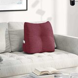 vidaXL Poglavni vzglavnik Vinorodna rdeča 45 x 24 x 50 cm blago | Shoptok.si