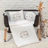 set posteljine za bebe, krem ​​boje