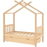  Okvir za dječji krevet s ladicom 70x140 cm od masivne borovine | shoptok.hr