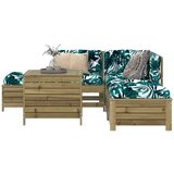 vidaXL 6-dijelni set vrtnih sofa od impregnirane borovine | shoptok.hr