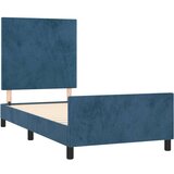  Za krevet s uzglavljem tamnoplavi 80x200 cm baršunasti | shoptok.hr