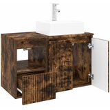  Set namještaja za kupaonicu 2 kom. Dimljeni hrast Smeđa 49,5 x 41 x 79,5 cm | Shoptok.si