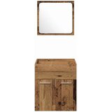  Set namje&amp;scaron;taja za kupaonicu 4 kom. Staro drvo 41 x 38,5 x 46 cm Slike