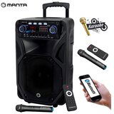 Manta prenosni karaoke zvočnik SPK5021 PRO FONOS, Bluetooth 5.0, 80W RMS, TWS, Equalizer, FM Radio, Cene