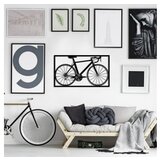 WALLXPERT dekorativni metalni zidni pribor seleste 1 crna boja | ePonuda.com