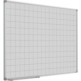 eurokraft basic rastrska tabla, belo lakirana, šxv 900 x 600 mm, raster 10 x 10 / 50 x 50 mm | Shoptok.si