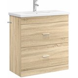 vidaXL Set namještaja za kupaonicu Hrast sonoma 81 x 40 x 84 5 cm - Hrast sonoma 81 x 40 x 84 5 cm | shoptok.hr