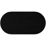 vidaXL Stolna ploča tamnosmeđa 120x60x4 cm ovalna masivna hrastovina | shoptok.hr