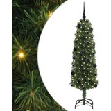 vidaXL Umestno božično drevo Zelena 150 cm PVC in Jeklo in Plastika | Shoptok.si