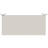  Jastučić za klupu SOEST 100% poliester Bijela 110 x 50 x 5 cm Slike