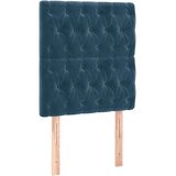  box spring s madracem LED tamnoplavi 80 x 200 cm baršun | shoptok.hr