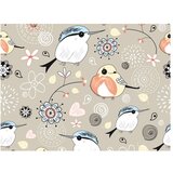  Tapeta - Natural pattern with birds 400x309 | shoptok.hr