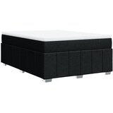  Krevet s oprugama i madracem crni 160x200 cm od tkanine | shoptok.hr