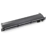 24-Port Cat.6A Shielded Patch Panel, Light Grey
