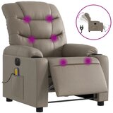  The Living Store Električni masažni naslanjač kapučino umetno usnje - Električni Masažni Stol, (21498453) | Shoptok.si