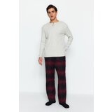 Trendyol Men's Black Plaid Comfortable Fit Lumberjack Weave Pajama Bottoms. | shoptok.hr