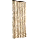 vidaXL Zavesa proti mrčesu bež 56x200 cm šenilja | Shoptok.si