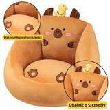 Plišana fotelja za djecu Capybara s patkom smeđa 50x45cm Cijene