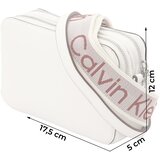 Calvin Klein Torba za čez ramo bela | Shoptok.si