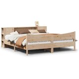 vidaXL Posteljni okvir brez vzmetnice 180x200 cm trdna borovina | Shoptok.si