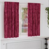 Baršunaste zavjese 2 pcs boja crnog vina 175 x 140 cm Baršun | shoptok.hr