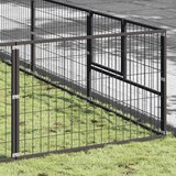  Kavez za pse crni 63 m² čelični | shoptok.hr