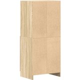 vidaXL Kuhinjski ormarić boja hrasta 57x41,5x131,5 cm drveni | shoptok.hr