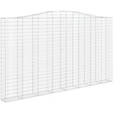  Lučne gabionske košare 5 kom 400x30x220/240cm pocinčano željezo | shoptok.hr