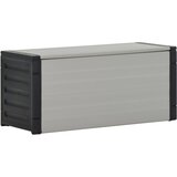 vidaXL Vrtna košara za otpad siva 85 x 34 x 40 cm Cene