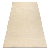 RugsX Volnena preproga TEXTURA 488.20.LA100 OSTA - Linije, geometrijski okvir, strukturna krem 135x200 cm, (5000218743) | Shoptok.si