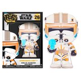 Funko Loungefly pop! Velika sklenina Pin Star Wars: poveljnik Clone Cody Cody - Star Wars Emajl zatiči - luštna zbirateljska broška - za nahrbtnike in torbe - ideja za darilo - uradno blago, (21241453) Cene