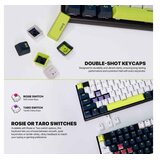 Fantech tastatura mehanicka gaming MK877S rgb atom 87S mori bela (rosie switch) | Eponuda.com