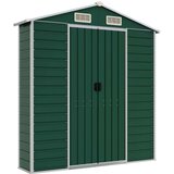  Vrtna lopa zelena 191x810x198 cm pocinkano jeklo, (20956293) | Shoptok.si
