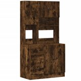 Furnova Kuhinjska omarica dimljeni hrast 95x50x180 cm inženirski les, (21947942) | Shoptok.si