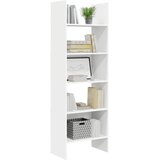Ormarić za knjige bijeli 60 x 35 x 180 cm od konstruiranog drva | shoptok.hr
