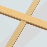  Klizna vrata zlatna 76x205 cm prozirno staklo ESG i aluminij | shoptok.hr