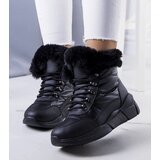 Gemre Black Quilted Snow Boots Axel Cene