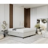 Maison de Rêve Svijetlo sivi tapecirani bračni krevet s prostorom za odlaganje 160x200 cm Tate – | shoptok.hr