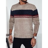 DStreet Sweter męski w paski brązowy Cijene