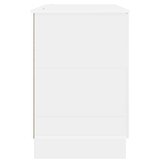  Stol Bijela visokog sjaja 142 5 x 50 x 75 cm Konstruirano drvo - Bijela visokog sjaja | shoptok.hr