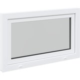  Prozor za podrum RISOR 100 x 70 cm PVC i staklo Bijela | shoptok.hr