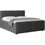MID.YOU postelja boxspring 180 cm x 200 cm , les, kovina, umetna masa, tekstil antracit | Shoptok.si