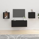  Zidni TV ormarići 2 kom Crna 40x34,5x40 cm | shoptok.hr