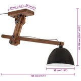  Stropna svjetiljka 25 W crna 105x30x65-108 cm E27 | shoptok.hr