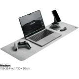 Podloga za miško Minimalistic Desk Mat-Svetlo siva (M), 90 × 30 cm