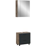 MID.YOU KOPALNICA črna, temni hrast | Shoptok.si