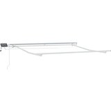 vidaXL Okvir tende z LED lučmi Bela 350 x 250 cm Aluminij - - Bela - 18.48 - 350 x 250 cm - 2025- | Shoptok.si