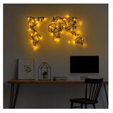 Wallity zidna dekoracija world map led 010, 58 x 100 cm, crna | Eponuda.com