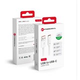 forcell kabel USB A na tip C QC4.0 3A/20V 60W C336 1m bel | Shoptok.si