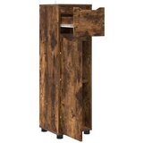  Kopalniška omarica s predalom Dimljeni oreh 30,5 x 30 x 101 cm, (5000092662) | Shoptok.si